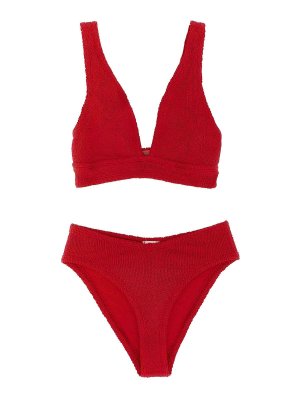 HUNZA G: Bikinis - Maillot De Bain - Rouge