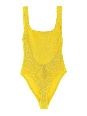 HUNZA G: Maillots une pièce  - Maillot De Bain - Jaune