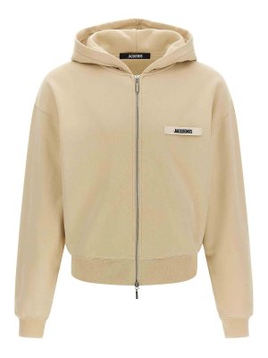 JACQUEMUS: Sweatshirts & Sweaters - Le Hoodie Grip Gros Grain Hoodie