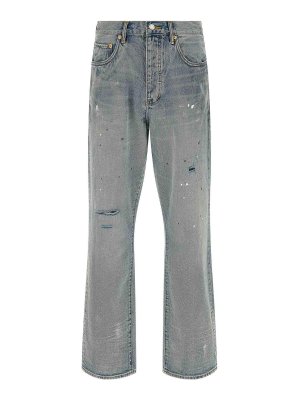 PURPLE BRAND: ストレートジーンズ - ストレートジーンズ - ライトブルー