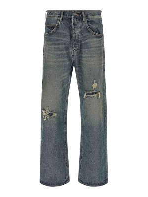 PURPLE BRAND: Jeans Rectos - Vaqueros Rectos - Azul