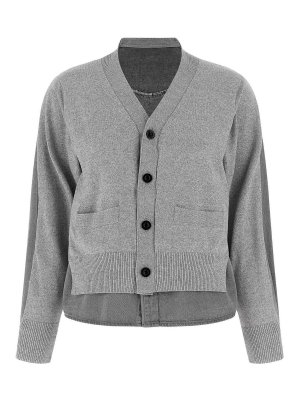 Sacai: cardigans - Shirt Cardigan