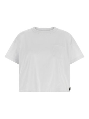 Sacai: T-shirts - T-Shirt - Weiß