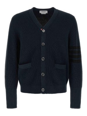 THOM BROWNE: cardigans - Garment Dye Cardigan
