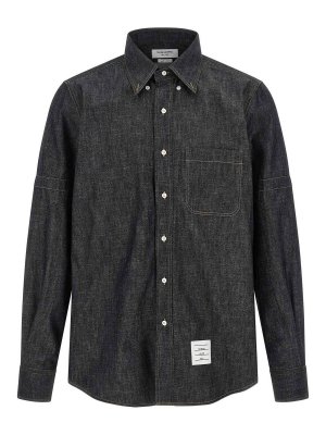 THOM BROWNE: shirts - Denim Shirt