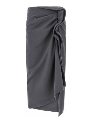 DRIES VAN NOTEN: Knielange und Midi Röcke - Midirock - Grau