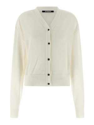 JACQUEMUS: カーディガン - カーディガン - 白