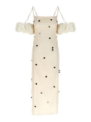 JACQUEMUS: Vestidos media pierna - Vestido Midi - Blanco