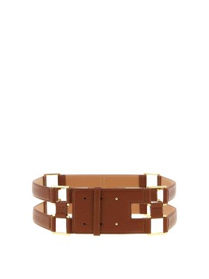 ELISABETTA FRANCHI: cinture - Cintura a doppia fascia