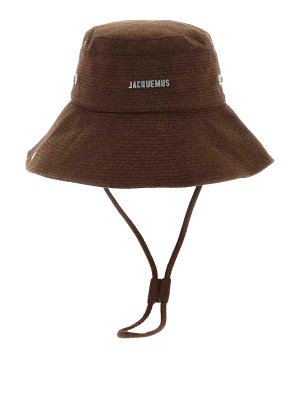 JACQUEMUS: hats & caps - Le Bob De-Nmes Bucket Hat
