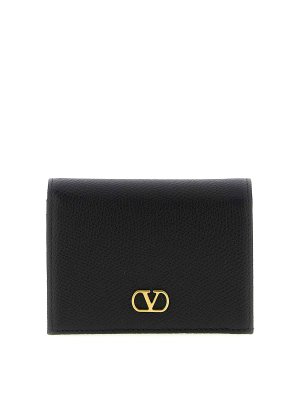 VALENTINO GARAVANI: Portemonnaies und Geldbörsen - Portemonnaie - Schwarz