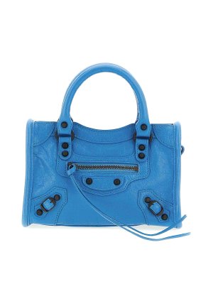 BALENCIAGA: Handtaschen - Shopper - Hellblau