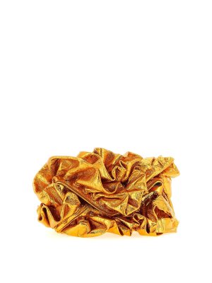 DRIES VAN NOTEN: clutches - Ruffle Clutch