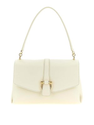 FERRAGAMO: Sacs portés épaule  - Sac Porté Épaule - Beige