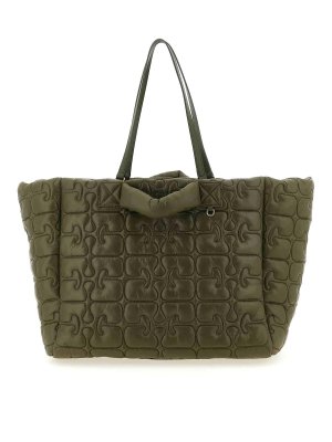 GANNI: Handtaschen - Shopper - Grün