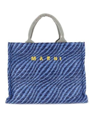 Marni: トートバッグ - トートバッグ - ブルー
