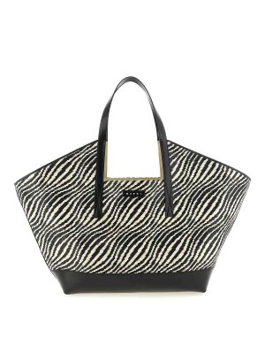 Marni: shopper - Borsa della spesa delle onde