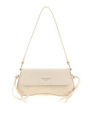 TWINSET: Schultertaschen - Schultertasche - Beige