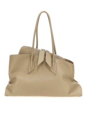 The Attico: Schultertaschen - Schultertasche - Beige
