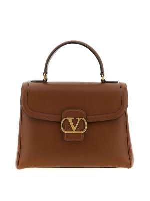 VALENTINO GARAVANI: トートバッグ - トートバッグ - ブラウン
