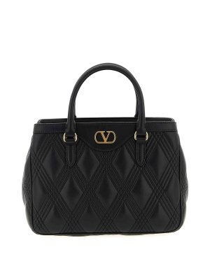 VALENTINO GARAVANI: トートバッグ - トートバッグ - 黒