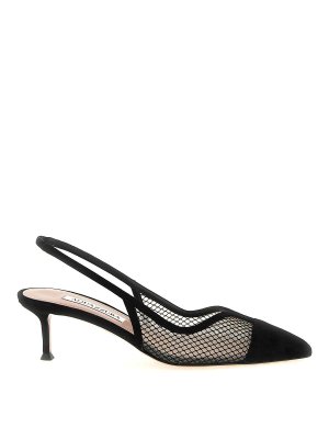 Aquazzura: sandals - Gia Mesh Slingback