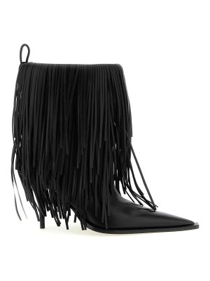BALENCIAGA: ankle boots - Avenue Fringe Ankle Boots