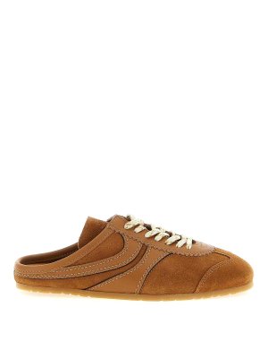 DRIES VAN NOTEN: mules shoes - Suede Mules Sneakers