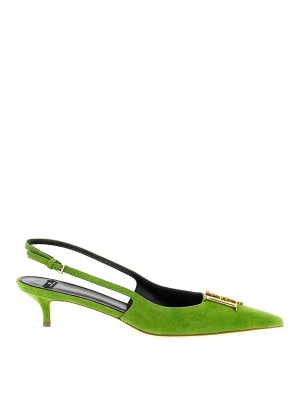 ELISABETTA FRANCHI: sandals - Suede Slingbacks