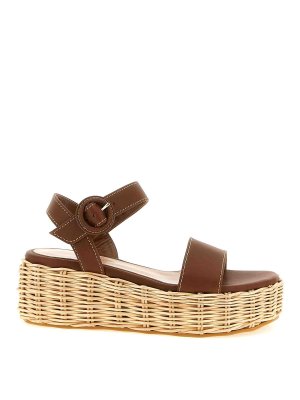 Gianvito Rossi: Sandalias - Sandalias - Marrón