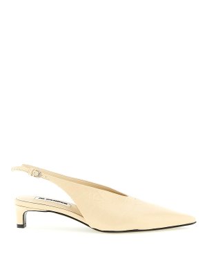 JIL SANDER: sandals - Leather Slingback