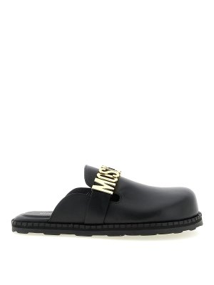 MOSCHINO: Mules - Mules - Schwarz