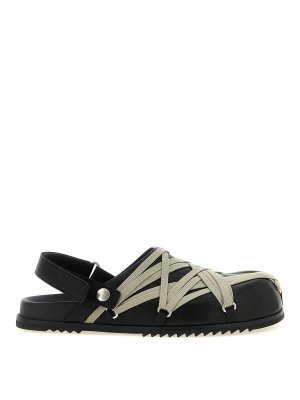 RICK OWENS: Zapatos chinelas - Chinelas - Negro