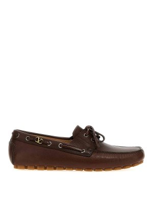 VALENTINO GARAVANI: Mocassins & Chaussures bateau - Mocassins - Marron