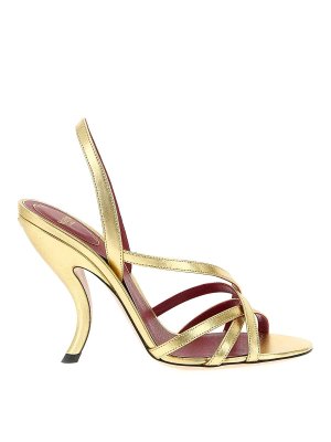 VALENTINO GARAVANI: Sandalen - Sandalen - Gold