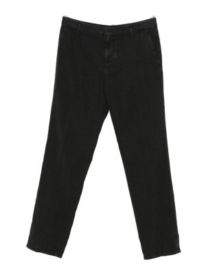 DONDUP: casual trousers - Gaubert Pants In Black