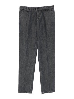 DONDUP: casual trousers - Gaubert Pants In Grey