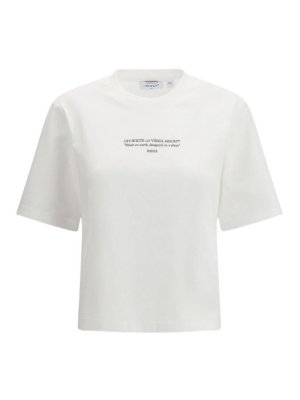 OFF-WHITE: T-shirts - T-Shirt - Noir