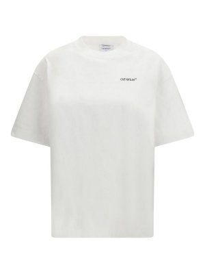 OFF-WHITE: T-shirts - T-Shirt - Noir