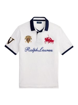POLO RALPH LAUREN: polo - Polo Bianca In Cotone Con Ricamo