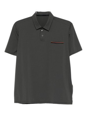 RRD Roberto Ricci Designs: polo shirts - Pocket Polo Shirt In Green Color