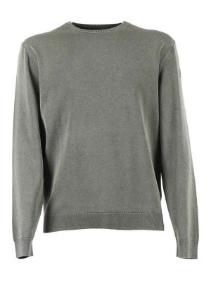 RRD Roberto Ricci Designs: crew necks - Crew Neck Sweater In Grey Color