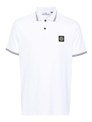 STONE ISLAND: Polos - Polo - Blanco