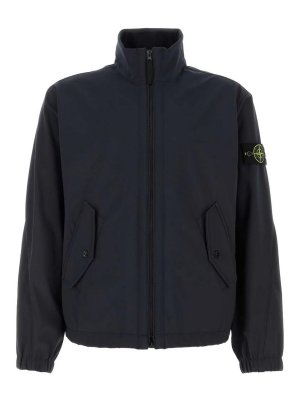 STONE ISLAND: casual jackets - Zip Jacket Navy Blue