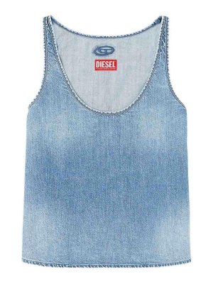 DIESEL: Tops und Tank Tops - Top - Blau