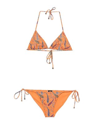 ETRO: bikinis - Orange Bikini Set