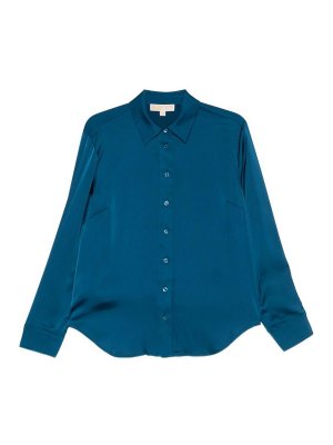 MICHAEL KORS: camicie - Camicia elegante blu abbottonata