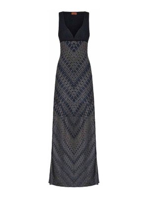MISSONI: Vestidos media pierna - Vestido Midi - Azul