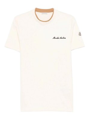 MONCLER: Camisetas - Camiseta - Blanco