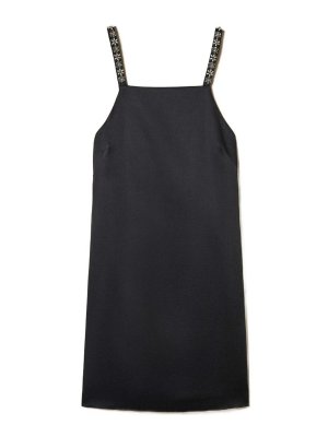 TWINSET: knee length dresses - Short Black Tube Dress